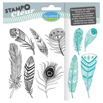 Aladine Clear Stamps - Feathers